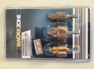 К-т. стъпаловидни свредла 3бр. за PPR тръби 15-19, 18-24, 24-31 010707