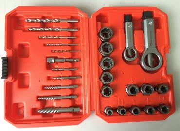 К-т. екстрактори за счупени и износени винтове и гайки 26ч 010747