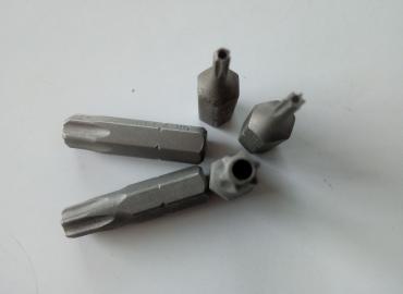 Накрайник ТХ10 1/4" 25мм с отвор Германия  010013