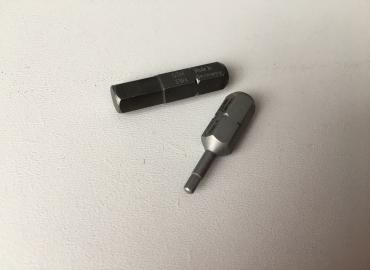 Накрайник бит шестограм 2мм 1/4" L25мм  010179