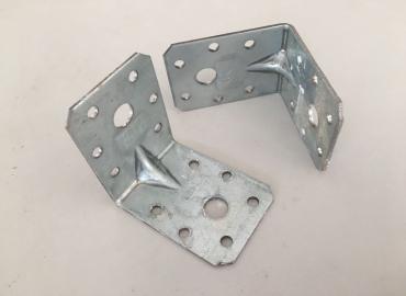 Планка ъглова усилена двойно оребрена 60х60х45х2 мм, 90 °, KPL6 010358