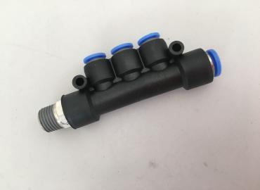 Разпределител маркуч ф8,6 външна резба 1/4" 010554