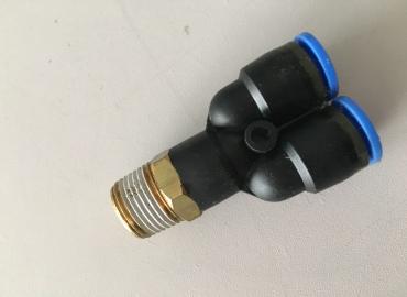 "Y" съединител маркуч ф12 външна резба 3/8" 010559