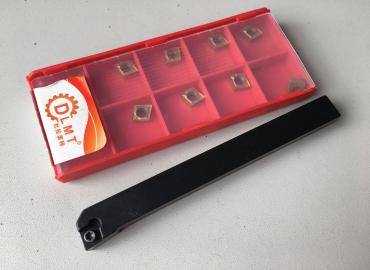 Стругарски нож 10х10 със сменяеми пластини 10бр 010583