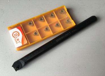 Стругарски нож 12х12 със сменяеми пластини 10бр 010586