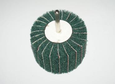 Кече полиращо с шкурка за бормашина, дрелка, зелен 80/25/6 010622