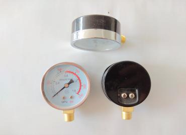 Манометър за въздух и течности 0-16 бара РАДИАЛЕН 1/4 ф63мм 02653