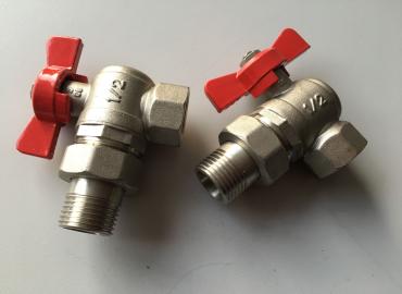 Сферичен кран ъглов с холендър 1/2" 06871