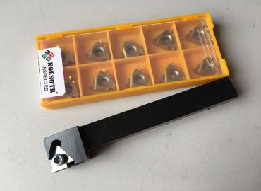 Стругарски нож 12х12 със сменяеми пластини 10бр 09929