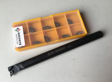 Стругарски нож 10х10 със сменяеми пластини 10бр 09973